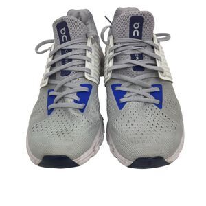 On Running Men's Gray and Blue Athletic Running Shoes